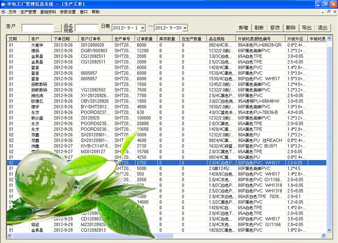 中電生產管理系統(tǒng)